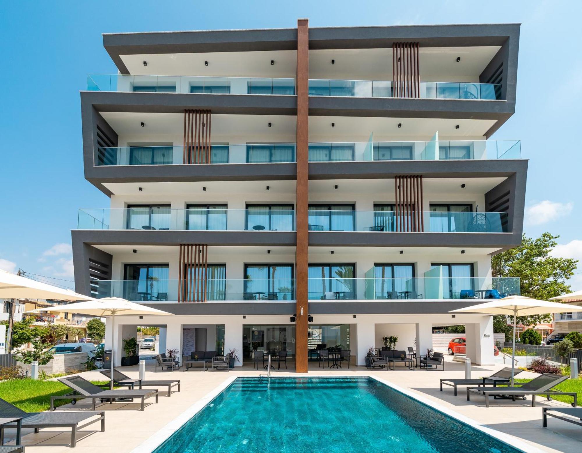 Waterside Sea View Apartments Пафос Экстерьер фото